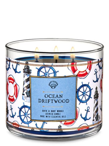 Ocean Driftwood 3-Wick Candle