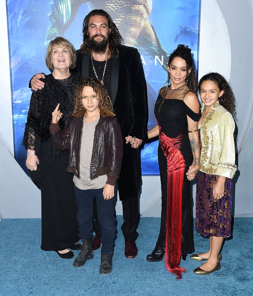 Jason Momoa and Lisa Bonet at the Aquaman Hollywood Premiere