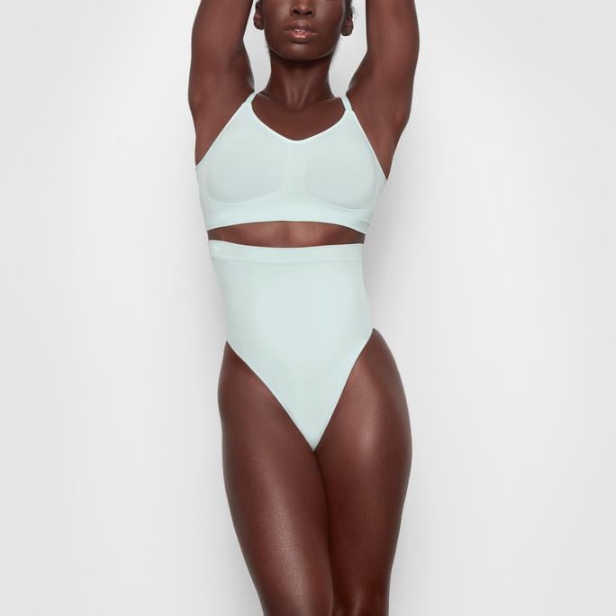 Skims Sculpting Thong Bodysuit in Something Blue, A Skims Shapewear  Collection For Brides Has Arrived, and Yes, There's Something Blue