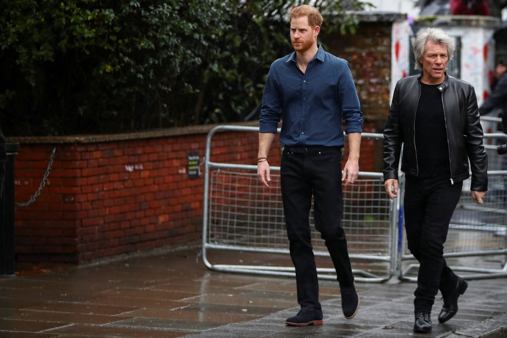 Prince Harry and Jon Bon Jovi Record at Abbey Road Studios