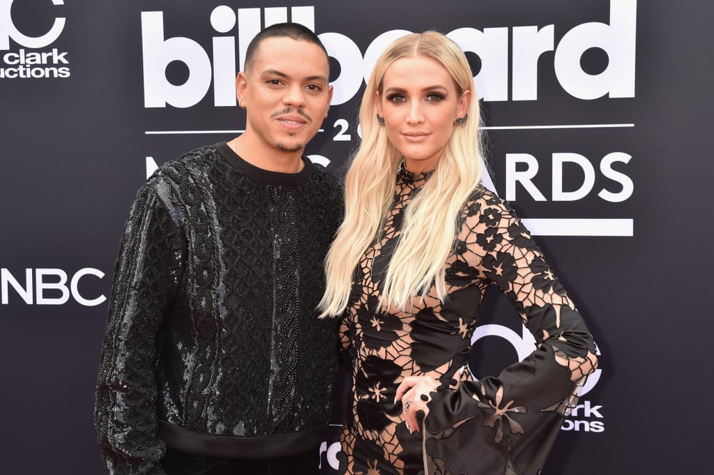 Ashlee Simpson and Evan Ross at 2018 Billboard Music Awards