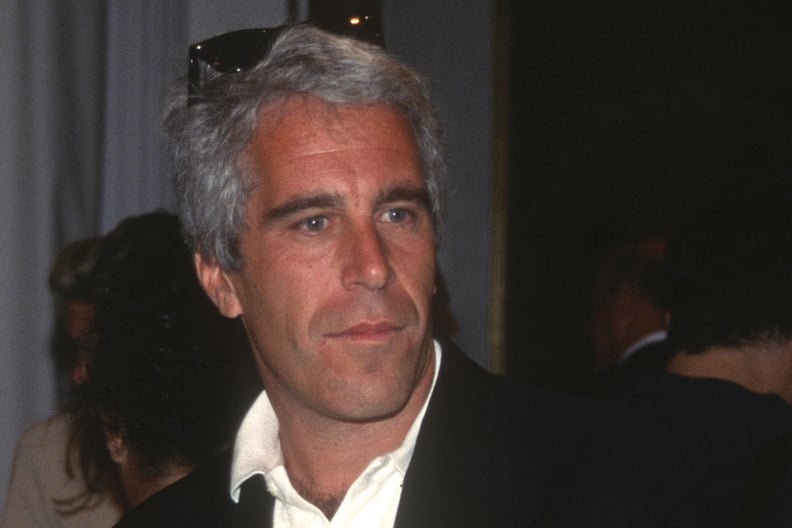 NEW YORK, NY - AUGUST 1: Guest and Jeffrey Epstein attend the Victoria's Secret Fashion Show at the Plaza Hotel on August 1, 1995 in New York City. (Photo by Patrick McMullan/Patrick McMullan via Getty Images)