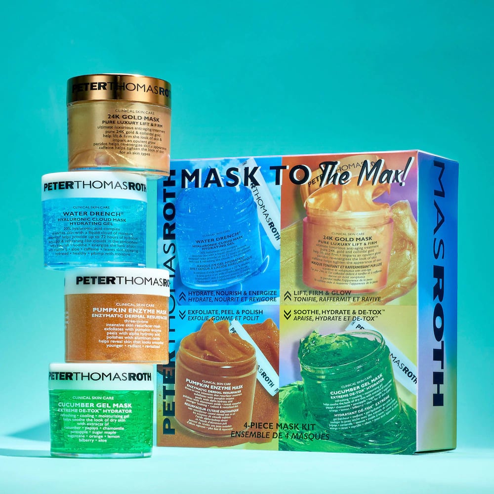 For the Multi-Masker: Peter Thomas Roth Mask To The Max! 4-Piece Mask Kit