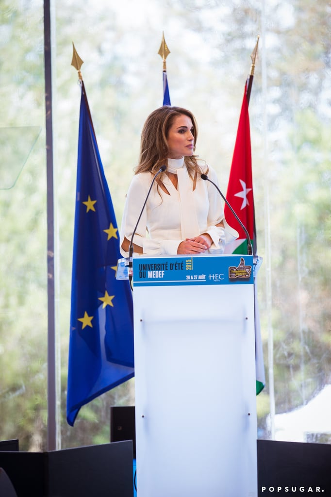 Queen Rania's Style in Paris