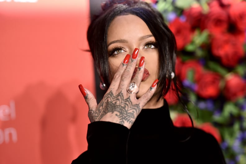 Rihanna's Red Nail Polish Color