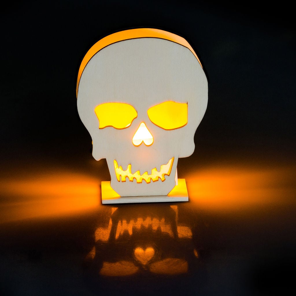 Scary LED Skull ($5)