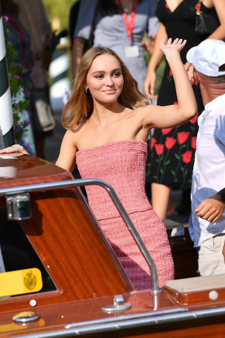 Lily-Rose Depp Arriving at the Festival