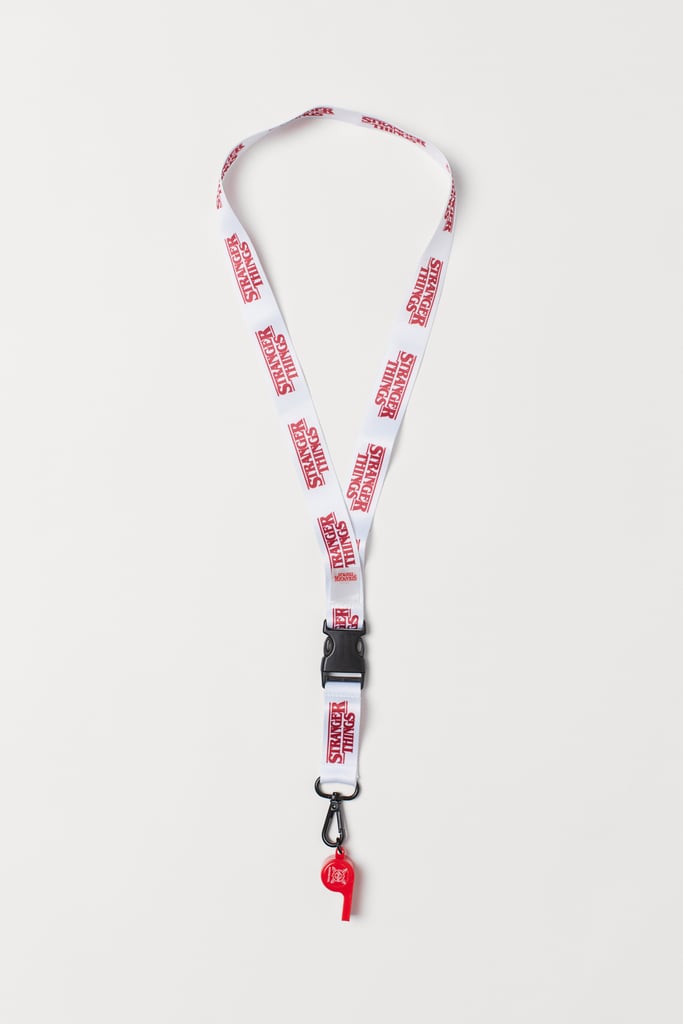 H&M x Stranger Things Key lanyard with a Whistle (£7)