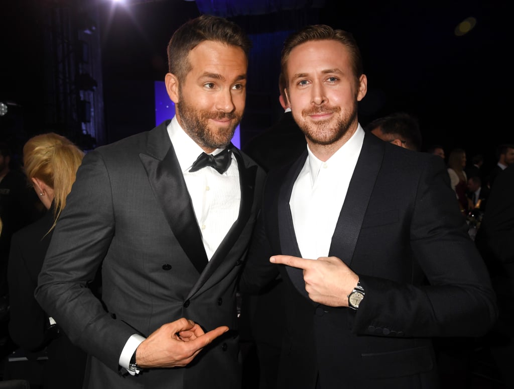 Pictured: Ryan Gosling and Ryan Reynolds