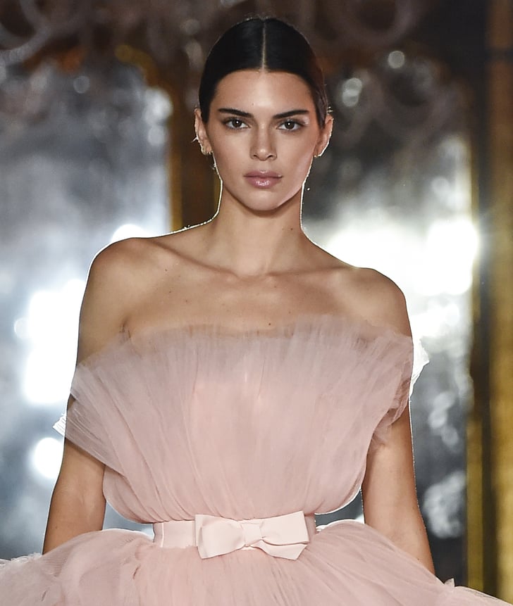 Kendall Jenner S Gold French Manicure Popsugar Beauty