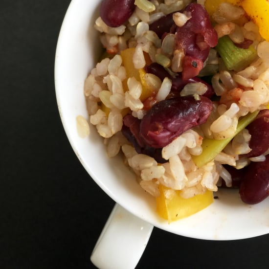 Microwaveable Mug Recipe: Indian Red Beans and Rice