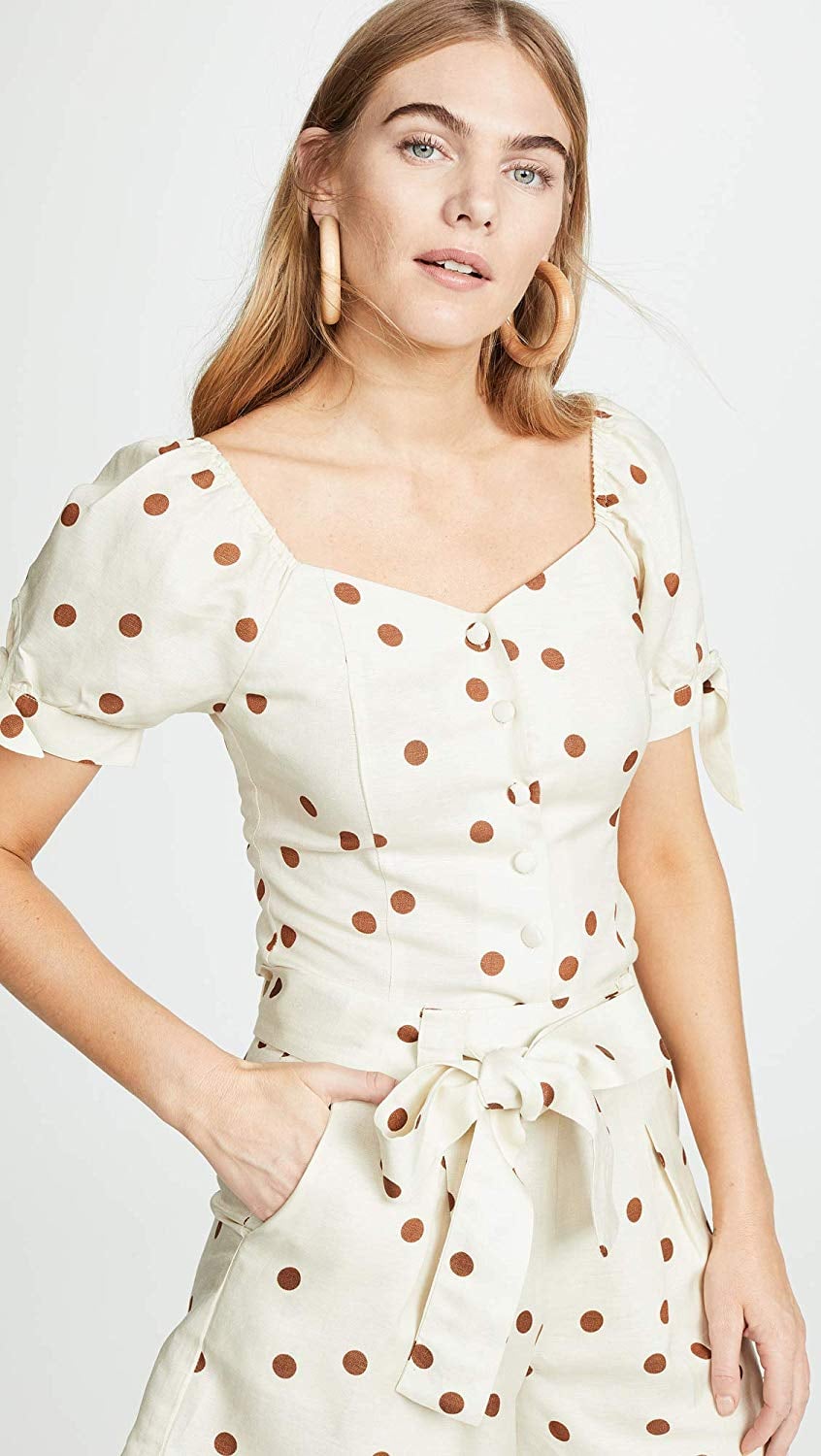 polka dot blouse amazon