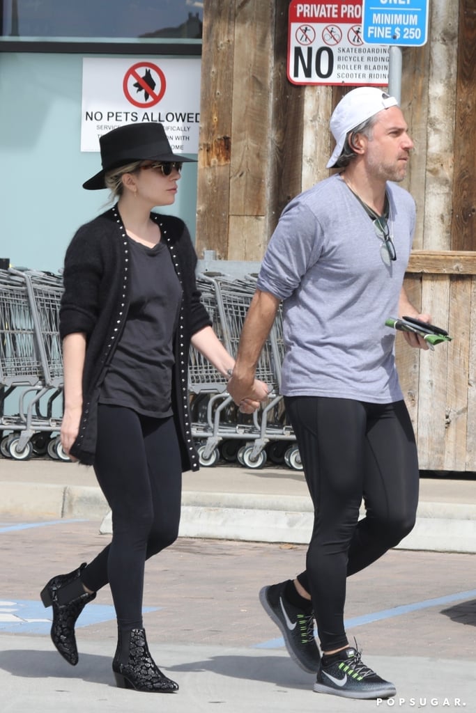 Lady Gaga and Christian Carino Holding Hands March 2018