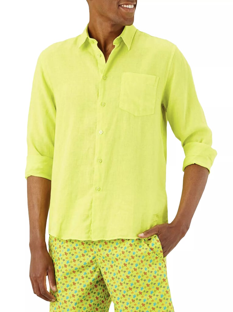Vilebrequin Long-Sleeve Linen Shirt