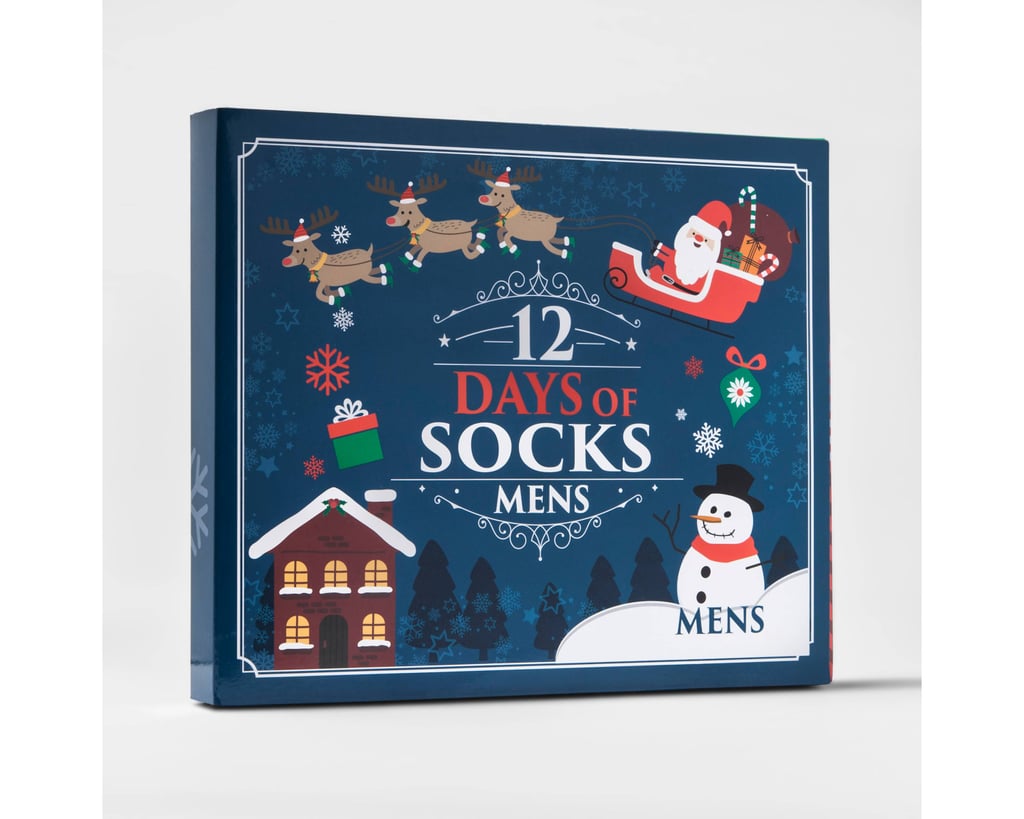 Men's Christmas Socks Set Target Sock Advent Calendars POPSUGAR