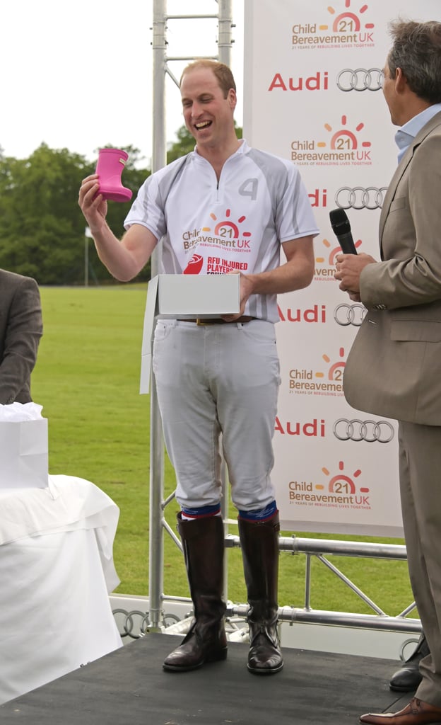 Prince William Receives Rain Boots For Princess Charlotte