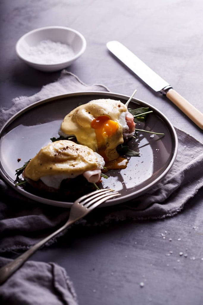 Eggs Benedict on Hash Browns