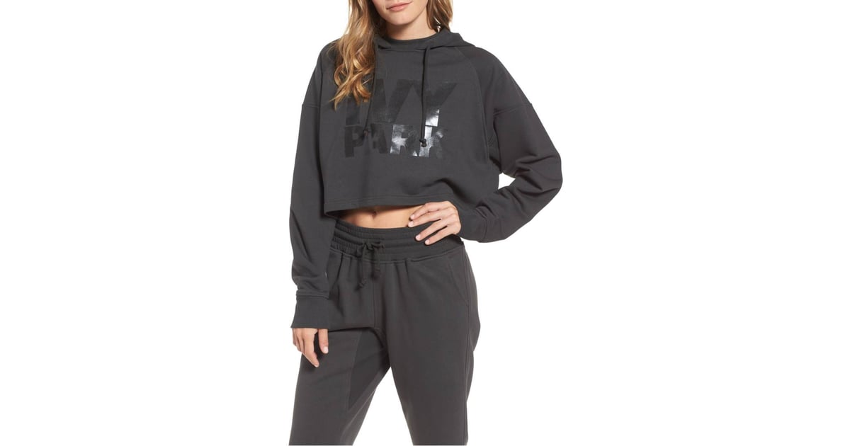 Ivy Park Washed Jersey Logo Crop Hoodie | Best Ivy Park Clothes Fall ...