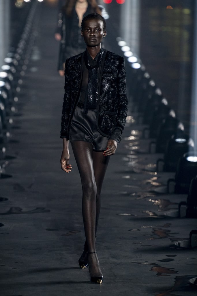 Naomi Campbell Closed Saint Laurent Spring 2020 Show