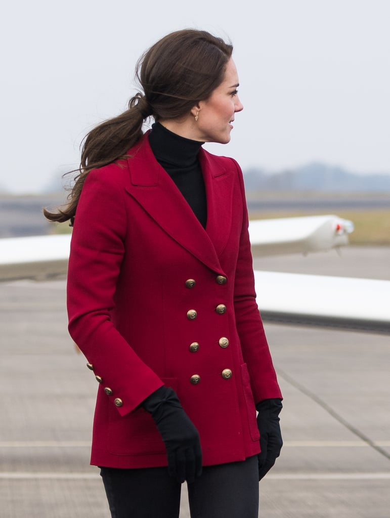 A Low, Wraparound Ponytail