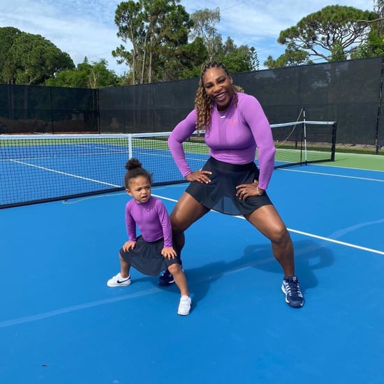 Watch Serena Williams Play Tennis With Daughter Alexis