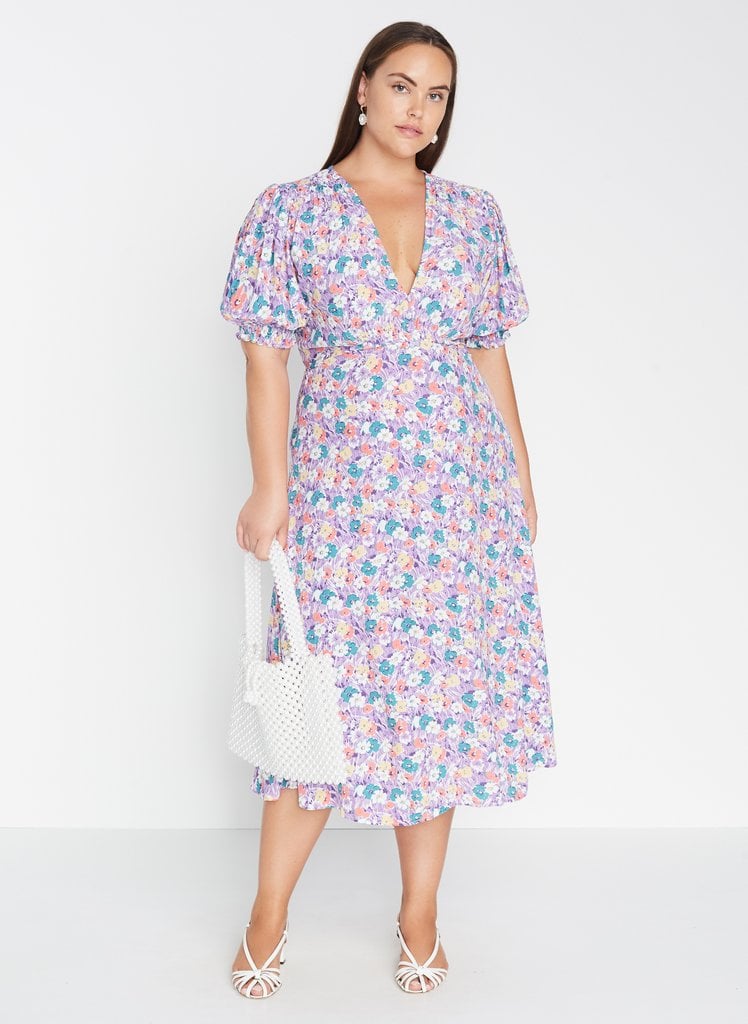 Faithfull The Brand Marie-Louise Midi Dress Nefeli Floral | Catherine,  Duchess of Cambridge, Wears a New Sustainable Brand for Her Summer Fashion  Debut | POPSUGAR Fashion Photo 3