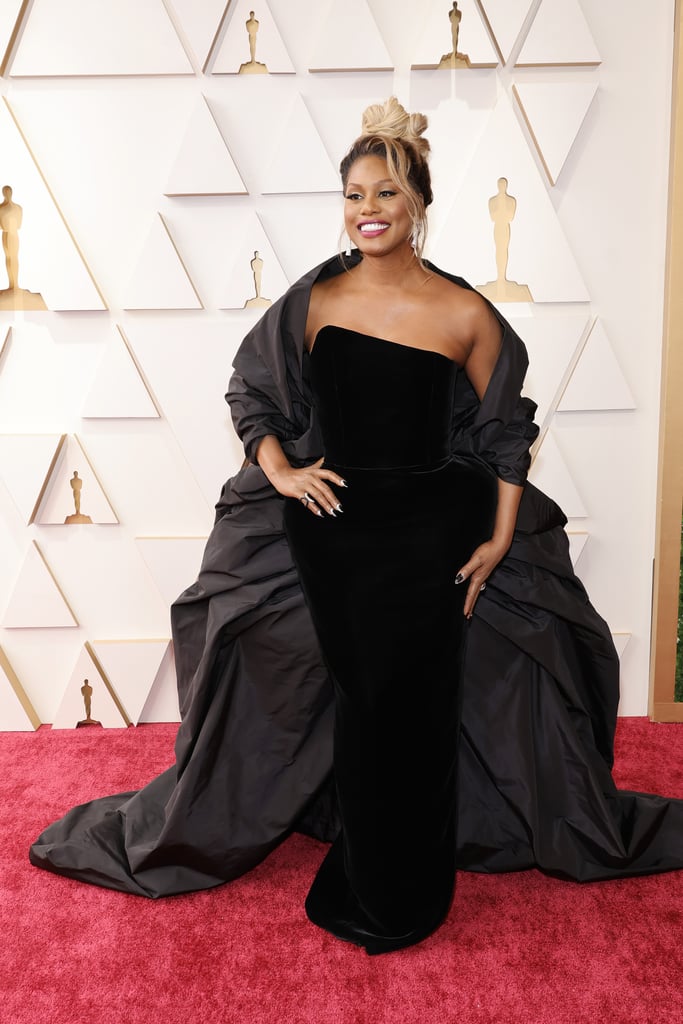 Laverne Cox Black Oscars Dress | POPSUGAR Fashion