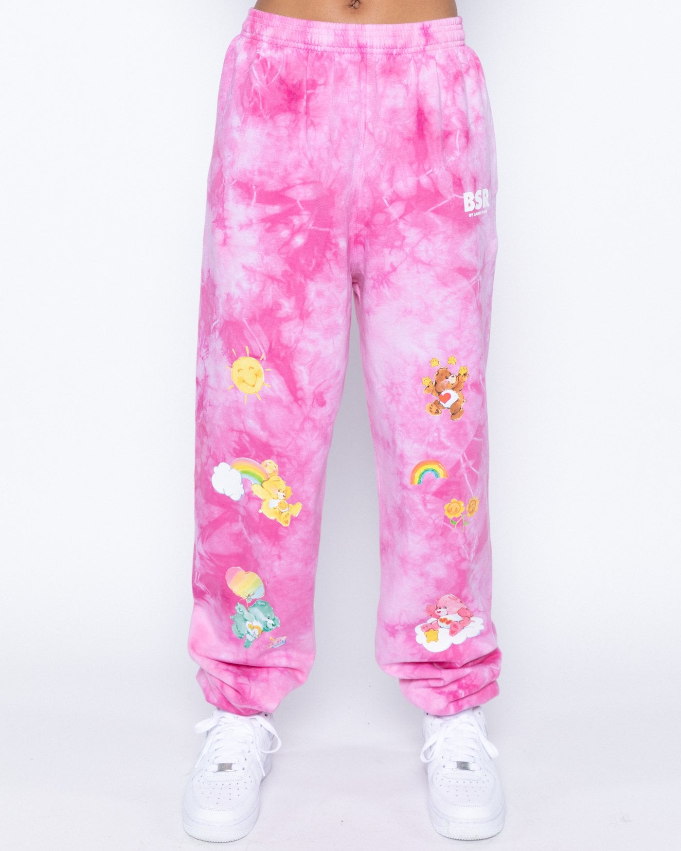 By Samii Ryan Happy Thoughts Pink Tie-Dye Sweatpants, That's My Best Friend:  Saweetie's Pink Tie-Dye Sweatsuit Can Be Yours For $154