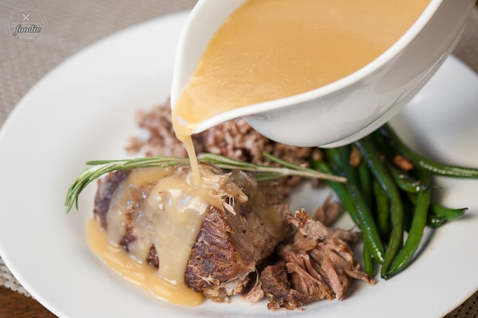 Pressure-Cooker Pork Roast With Apple Gravy