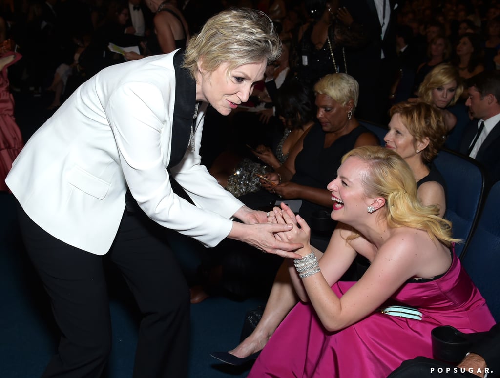Jane Lynch and Elisabeth Moss