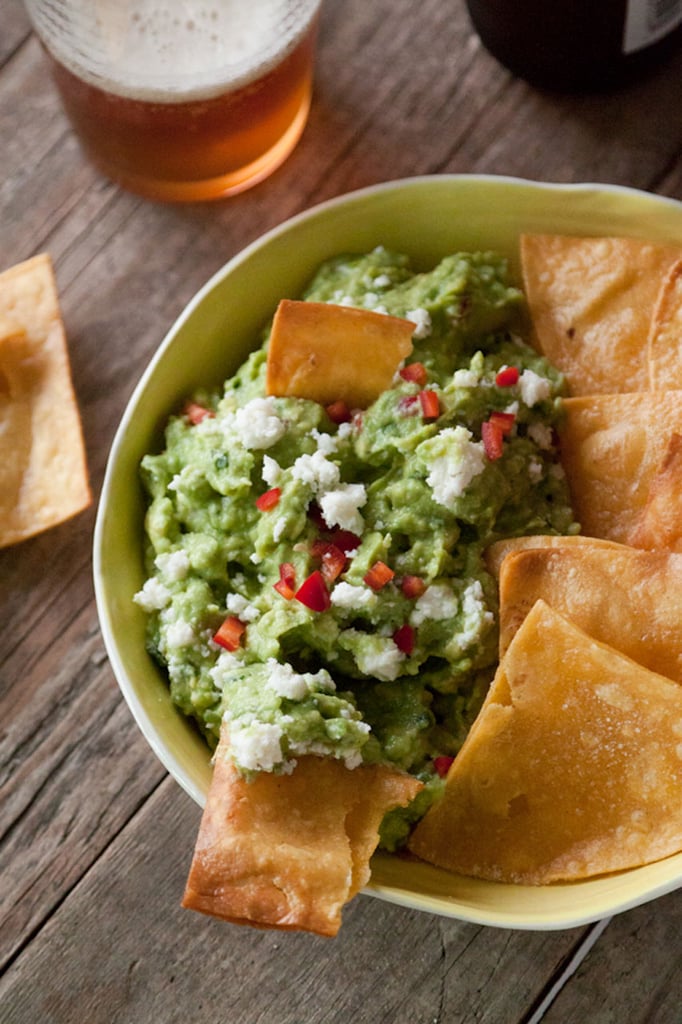 Spicy queso fresco guacamole will provide the strong kick you're craving.