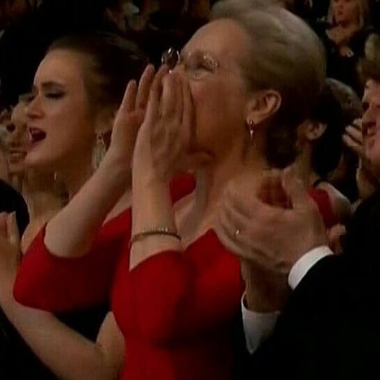Meryl Streep Shouting at the 2018 Oscars