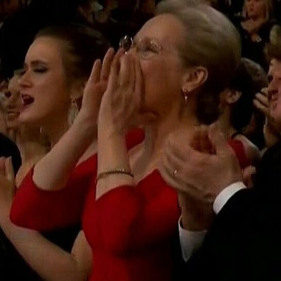 Meryl Streep Shouting at the 2018 Oscars
