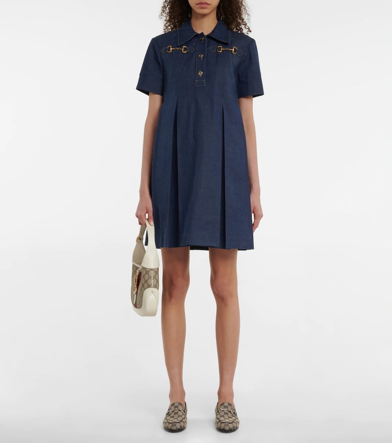 Gucci Horsebit Denim Minidress