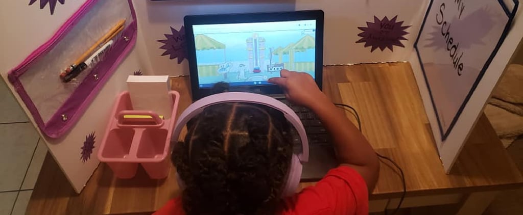Hack For Giving Kids Dedicated Space While Learning at Home