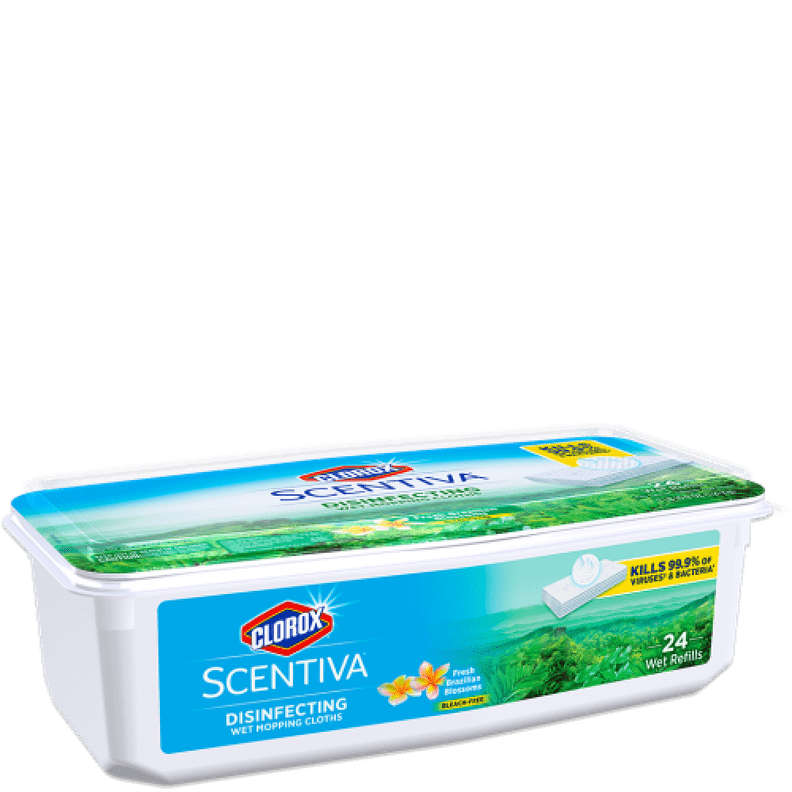 Clorox Scentiva Disinfecting Wet Mopping Cloths