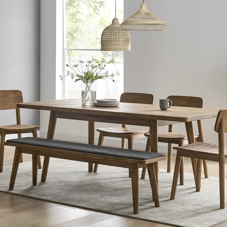 一组台式餐厅:Seb可扩展的餐桌和椅子