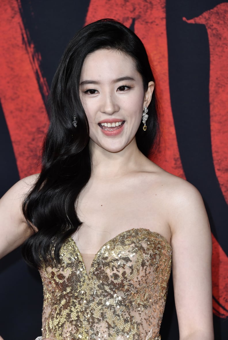 Liu Yifei at the World Premiere of Mulan in LA