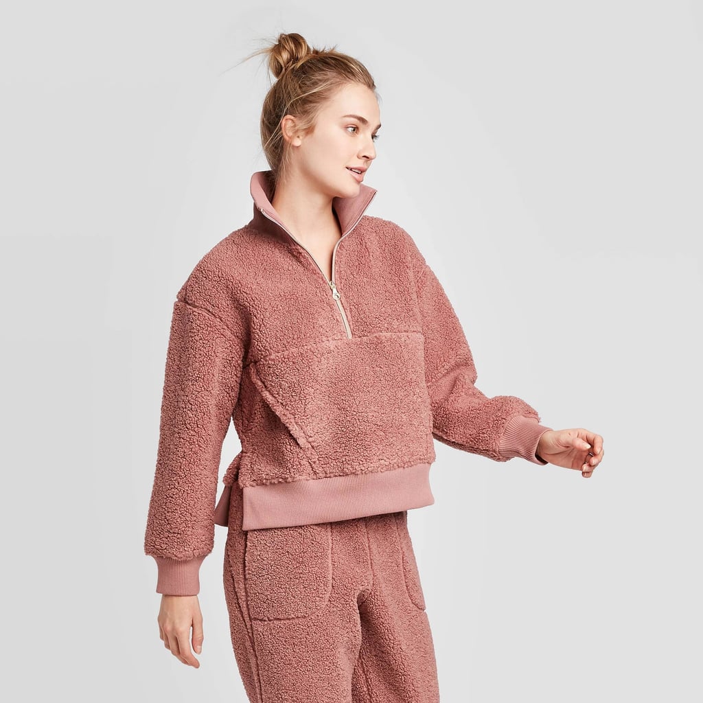 JoyLab Sherpa Pullover | Best Loungewear From Target 2020 | POPSUGAR ...
