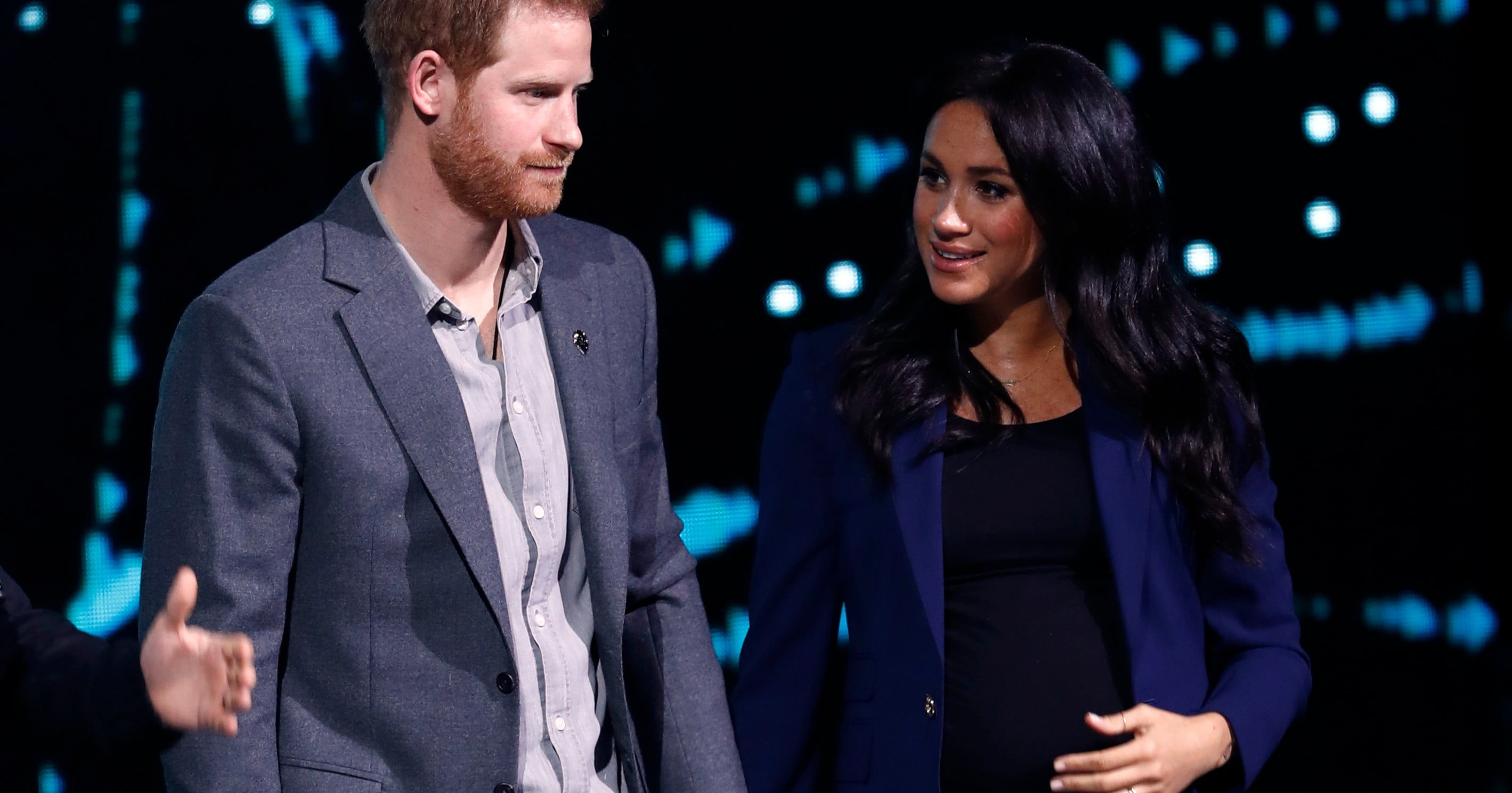 Meghan Markle's Navy Blazer and Black Jeans March 2019