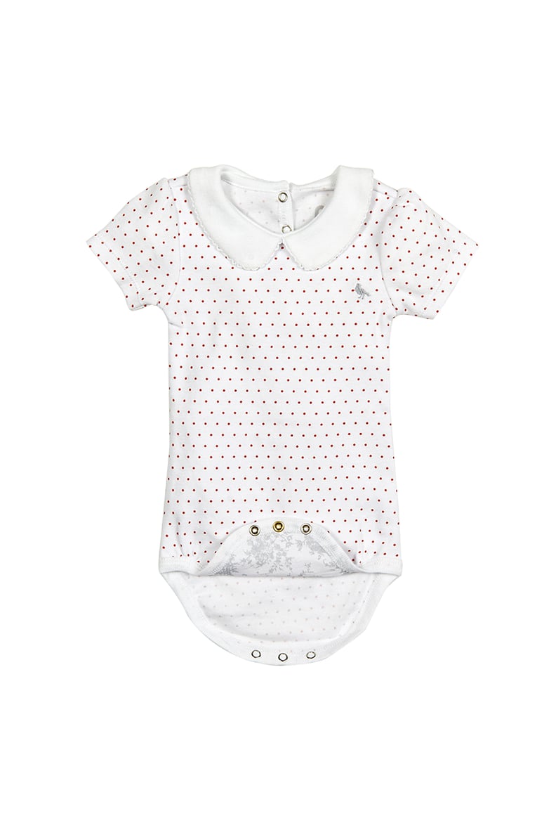 Polka-Dot Peter Pan Collar Onester