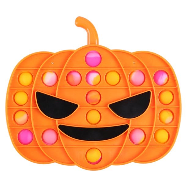 2x Popet Fidget Luminous Ghost Face Halloween Holiday Set Bubble Game Sensory 