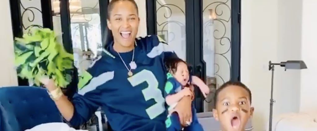 Ciara's Kids Supporting Russell Wilson on NFL Game Day
