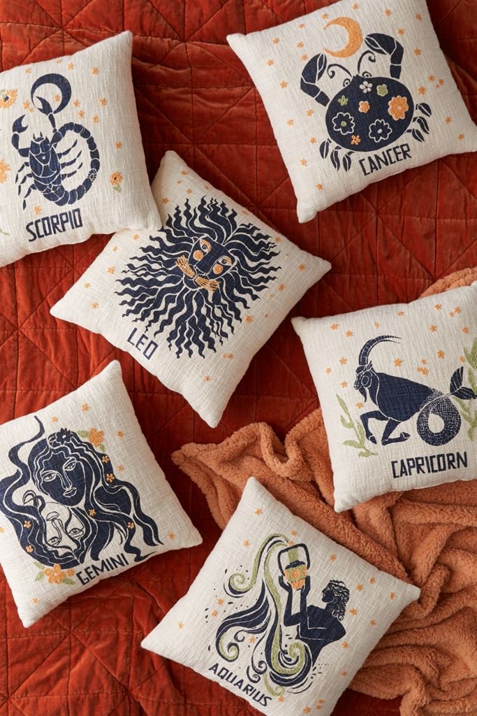 Zodiac Throw Pillow Best Home Products on Sale March 2020 POPSUGAR