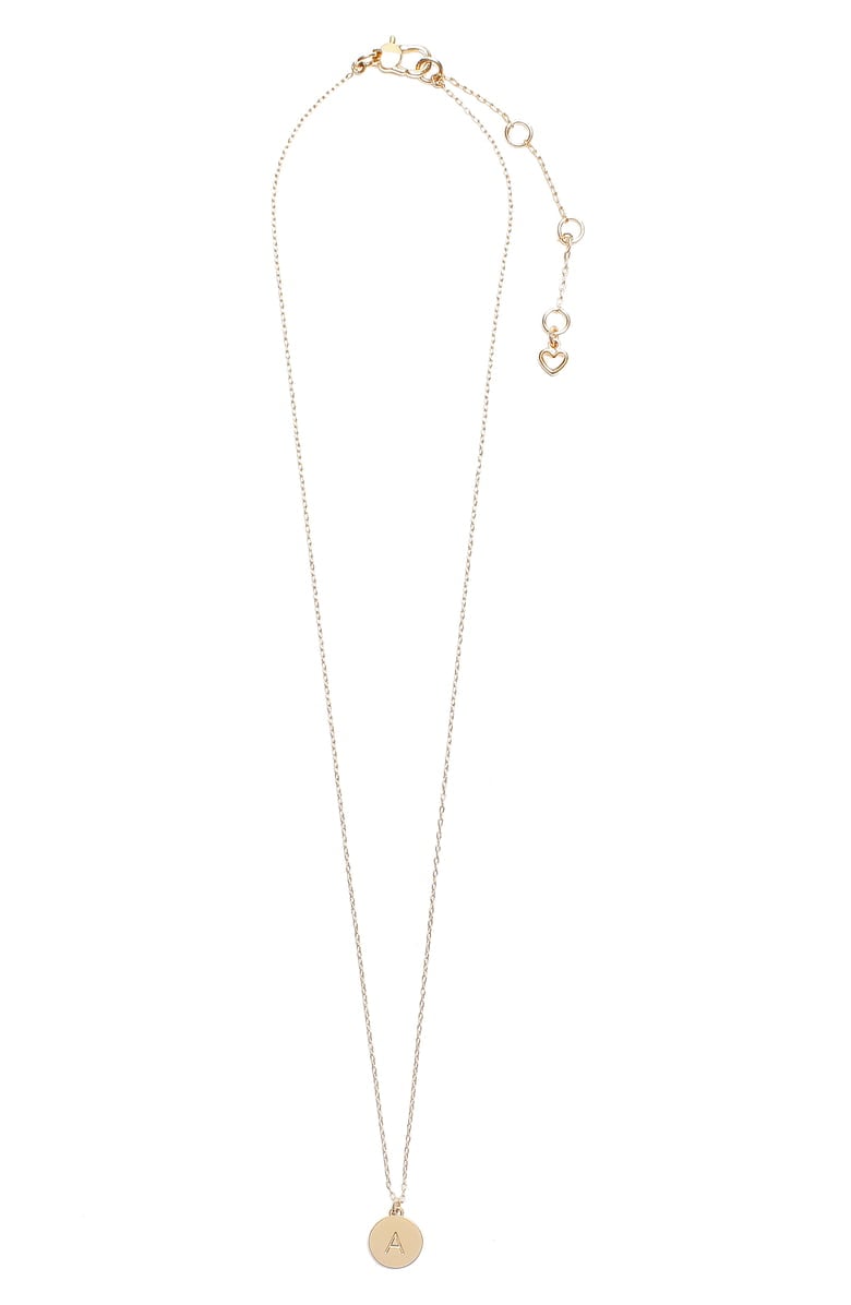 Kate spade new york mini initial pendant shop necklace