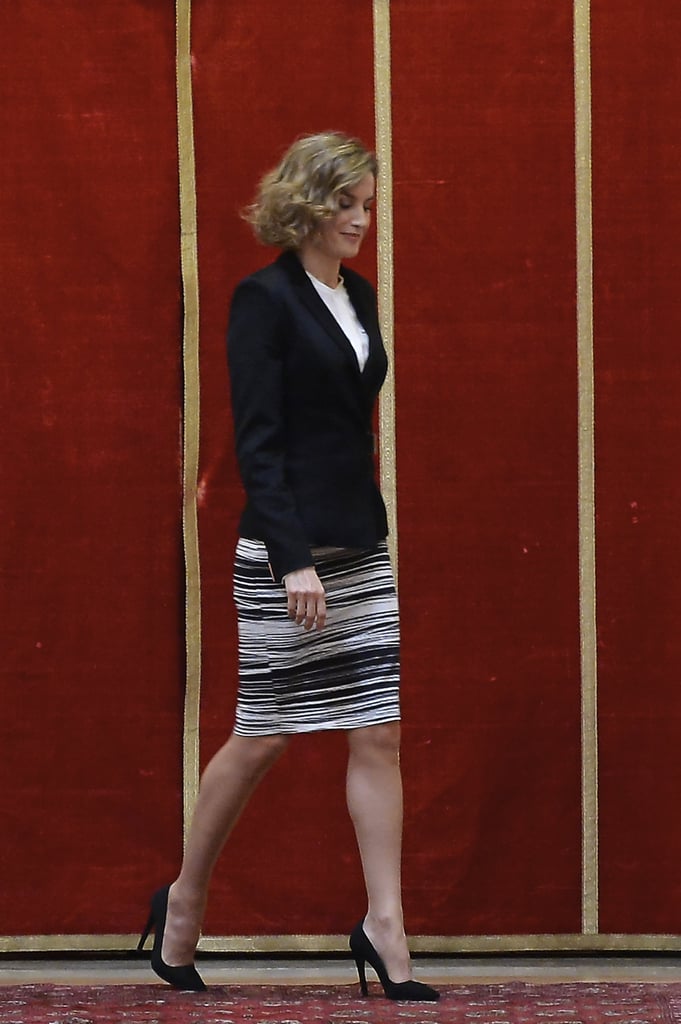 Queen Letizia Wears the Ultimate Office Holiday Party Outfit