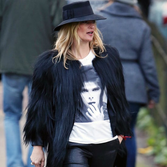 Kate Moss Wears David Bowie Shirt 2016