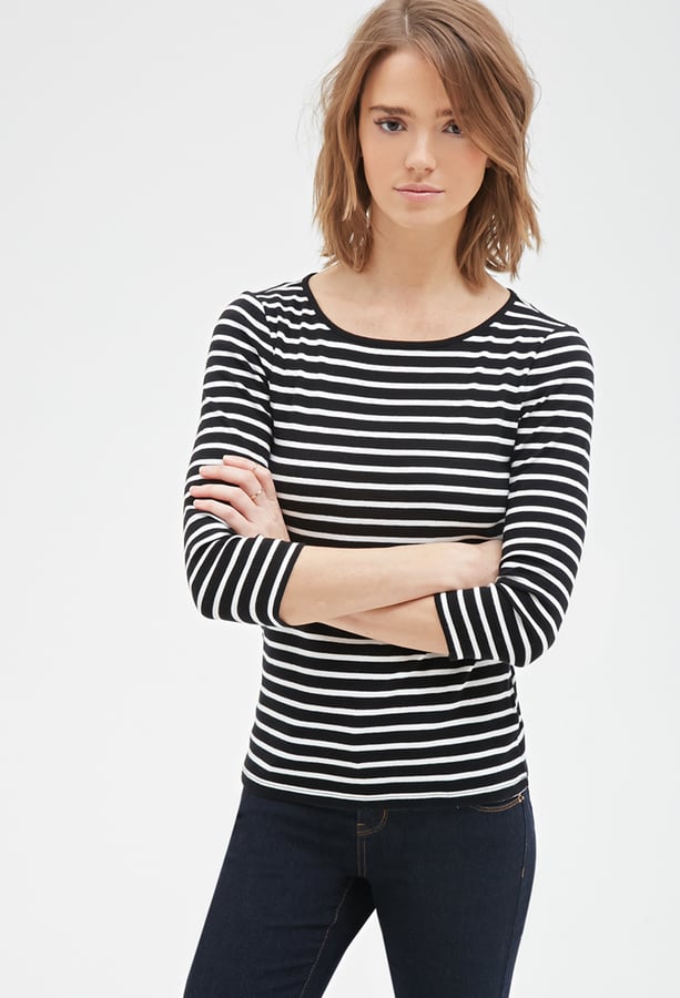 Three-Quarter | Best Striped Shirts | POPSUGAR Fashion Photo 18