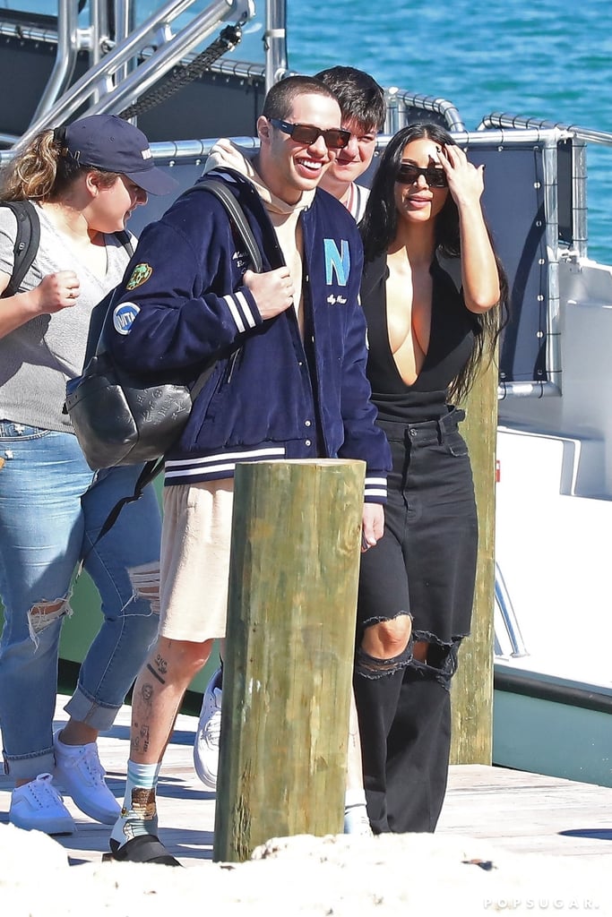 Kim Kardashian and Pete Davidson Vacationing in the Bahamas