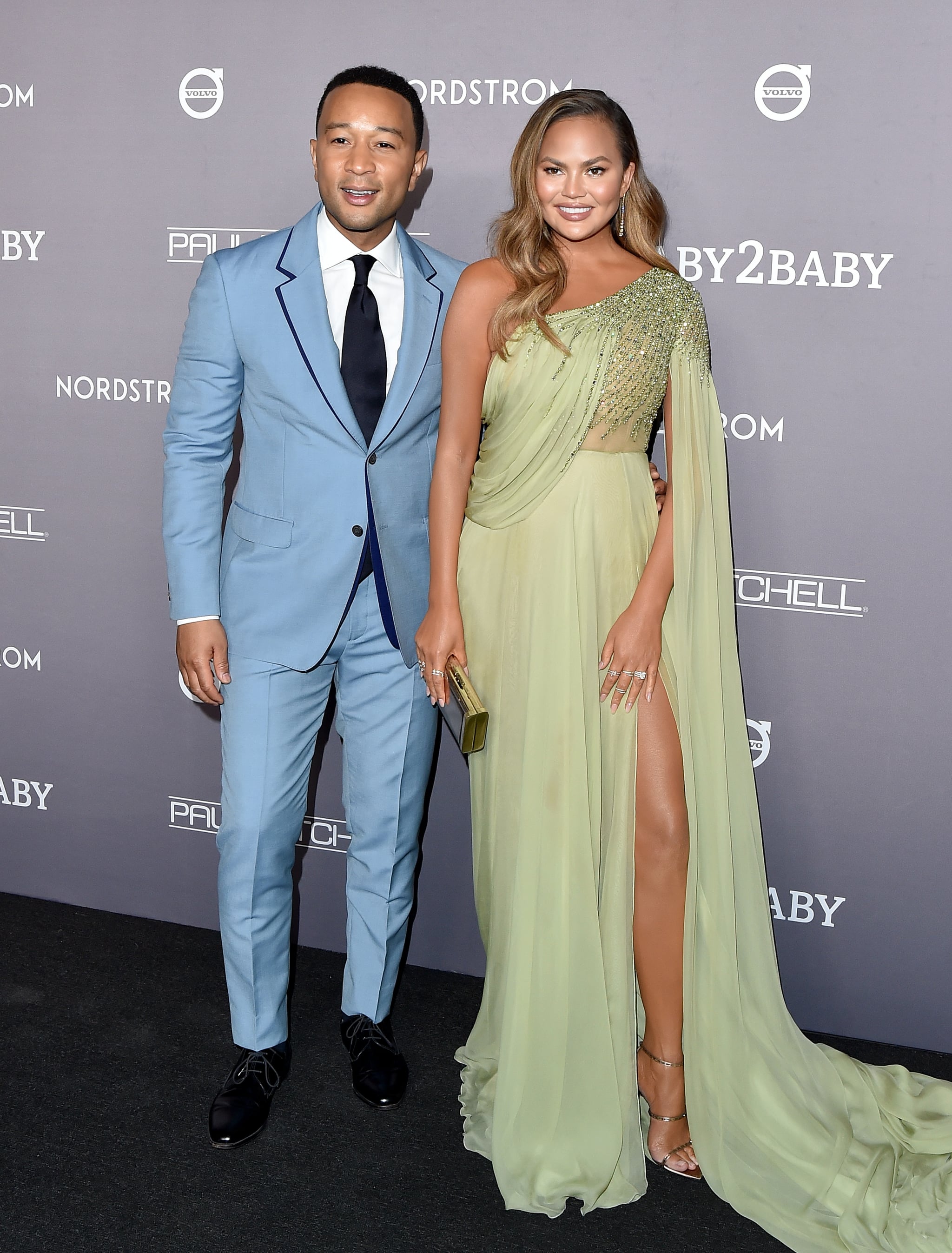 CULVER CITY, CALIFORNIA - NOVEMBER 09: John Legend and Chrissy Teigen attend the 2019 Baby2Baby Gala Presented By Paul Mitchell at 3LABS on November 09, 2019 in Culver City, California. (Photo by Axelle/Bauer-Griffin/FilmMagic)